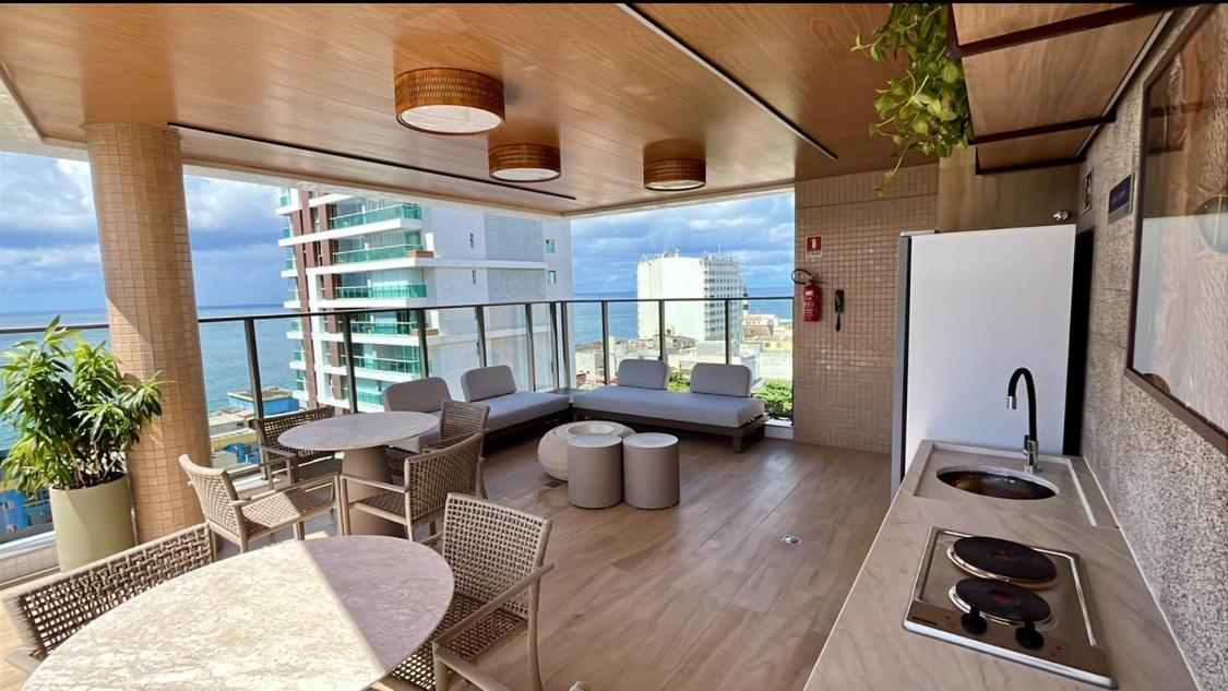 Apartamento Farol Da Barra Vista Mar